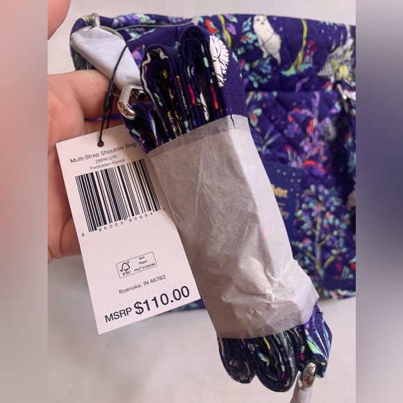 Vera Bradley multi-strap shoulder bag Harry Potter forbidden forest crossbody - Picture 8 of 10